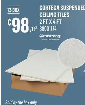Canac Cortega suspended Ceiling Tiles offer