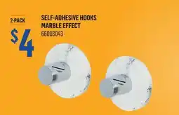 Canac Self-Adhesive Hooks marble effect offer