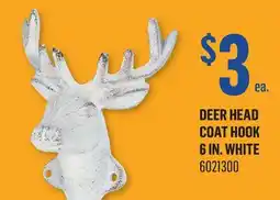 Canac Deer Head Coat Hook offer