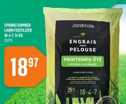 Canac Spring/Summer Lawn Fertilizer offer