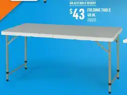 Canac Folding Table 48 in offer
