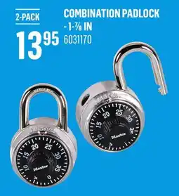 Canac Combination Padlock - 1-7/8 in offer