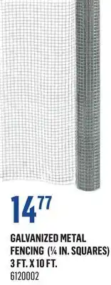 Canac Galvanized Metal Fencing (1/4 in. Squares) offer