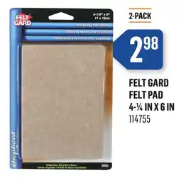 Canac Felt Gard Felt Pad 4-1/4 in x 6 in offer