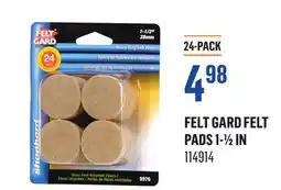 Canac Felt Gard Felt Pads 1-1/2 in offer