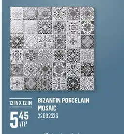 Canac Bizantin Porcelain Mosaic offer