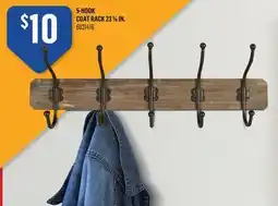 Canac 5-Hook Coat Rack 23 5/8 in offer