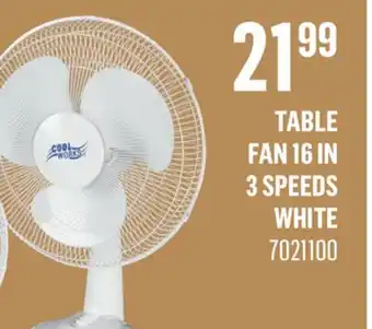Canac Table Fan 16 in 3 Speeds offer