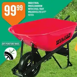 Canac Industrial Wheelbarrow with Steel Tray Wulken Elite 6 ft³ offer