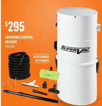 Canac SuperVac Central Vacuum offer