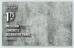 Canac Imitation Concrete Decorative Panel offer