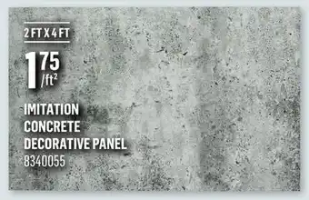 Canac Imitation Concrete Decorative Panel offer