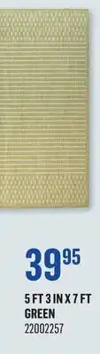 Canac Cabana Outdoor Mat 5 ft. 3 in. x 7 ft offer