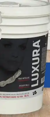 Canac Luxura Interior Wall Latex Paint Ultimate White 18.9 L offer