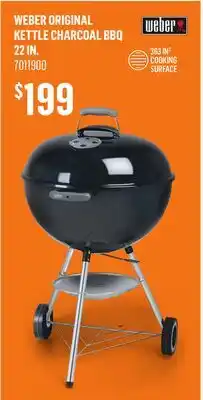 Canac Weber Original Kettle Charcoal BBQ 22 in offer