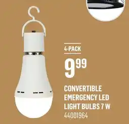 Canac Convertible Emergency LED Light Bulbs 7 W offer