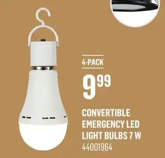Canac Convertible Emergency LED Light Bulbs 7 W offer