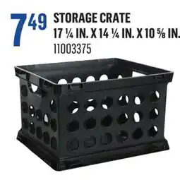 Canac Storage Crate 17 1/4 in. x 14 1/4 in. x 10 5/8 in offer