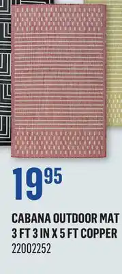 Canac Cabana Outdoor Mat 3 ft. 3 in. x 5 ft offer