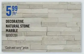 Canac Decorative Natural Stone offer