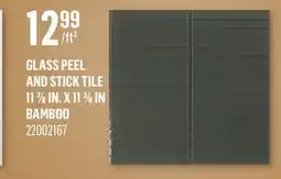 Canac Glass Peel and Stick Tile 11 7/8 in. x 11 3/8 in offer