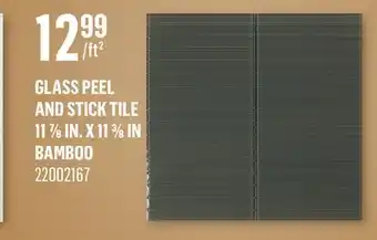 Canac Glass Peel and Stick Tile 11 7/8 in. x 11 3/8 in offer