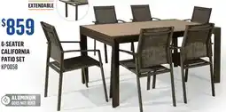 Canac 6-Seater California Patio Set offer