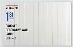 Canac Grooved Decorative Wall Panel offer
