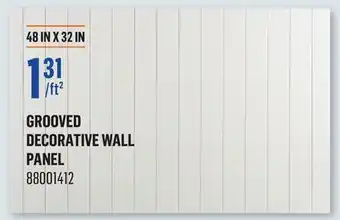 Canac Grooved Decorative Wall Panel offer