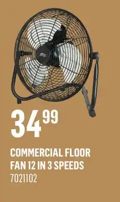 Canac Commercial Floor Fan 12 in 3 Speeds offer