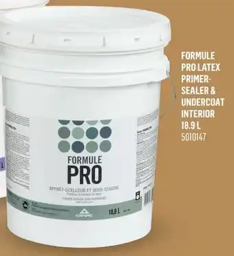 Canac Formule Pro Latex Primer-Sealer & Undercoat Interior 18.9 L offer