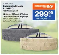 Patrick Morin RUSTICO Firepit Kit offer