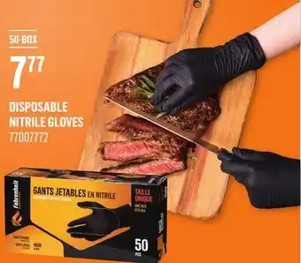 Canac Disposable Nitrile Gloves offer