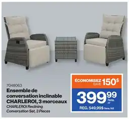 Patrick Morin CHARLEROI Reclining Conversation Set, 3 Pieces offer