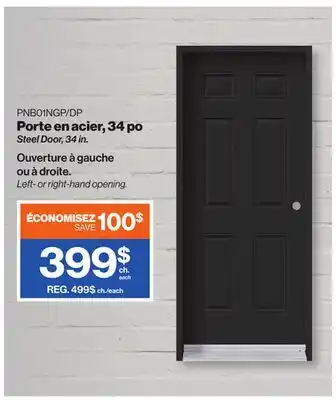 Patrick Morin Steel Door, 34 in offer