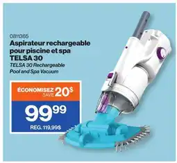 Patrick Morin TELSA 30 Rechargeable Pool and Spa Vacuum offer