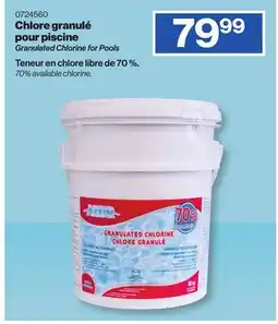 Patrick Morin Granulated Chlorine for Pools offer