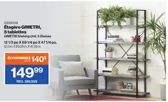 Patrick Morin GIMETRI Shelving Unit, 5 Shelves offer