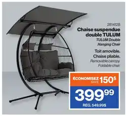 Patrick Morin TULUM Double Hanging Chair offer