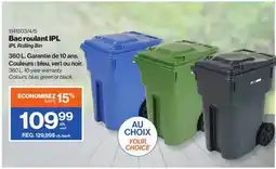 Patrick Morin IPL Rolling Bin offer