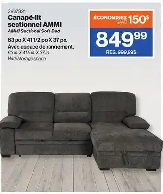 Patrick Morin AMMI Sectional Sofa Bed offer
