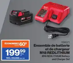 Patrick Morin M18 REDLITHIUM Battery and Charger Set offer