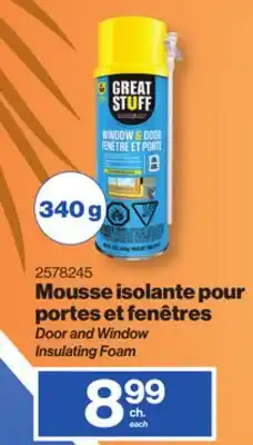 Patrick Morin Door and Window Insulating Foam offer