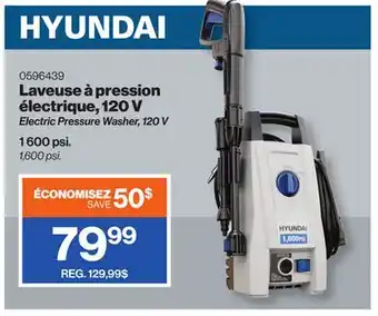 Patrick Morin HYUNDAI Electric Pressure Washer, 120 V offer