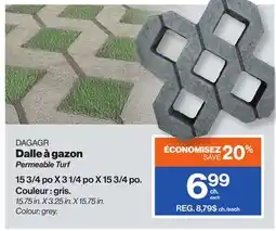 Patrick Morin Permeable Turf offer