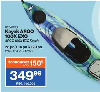 Patrick Morin ARGO 100X EXO Kayak offer