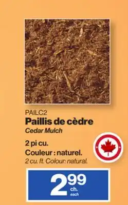 Patrick Morin Cedar Mulch offer