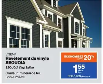 Patrick Morin SEQUOIA Vinyl Siding offer