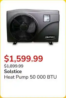 Club Piscine Heat Pump 50 000 BTU offer