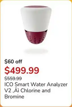 Club Piscine ICO Smart Water Analyzer V2 'Äì Chlorine and Bromine offer